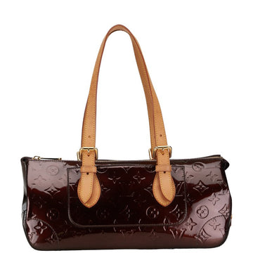 Louis Vuitton Monogram Vernis Rosewood Avenue Handbag M93510 Amarant Pearl Patent Leather  Louis Vuitton