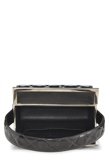 Chanel,  Black Patent Leather Box Vanity, Black
