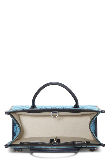 Gucci,  Blue Original GG Canvas Tote Small, Blue