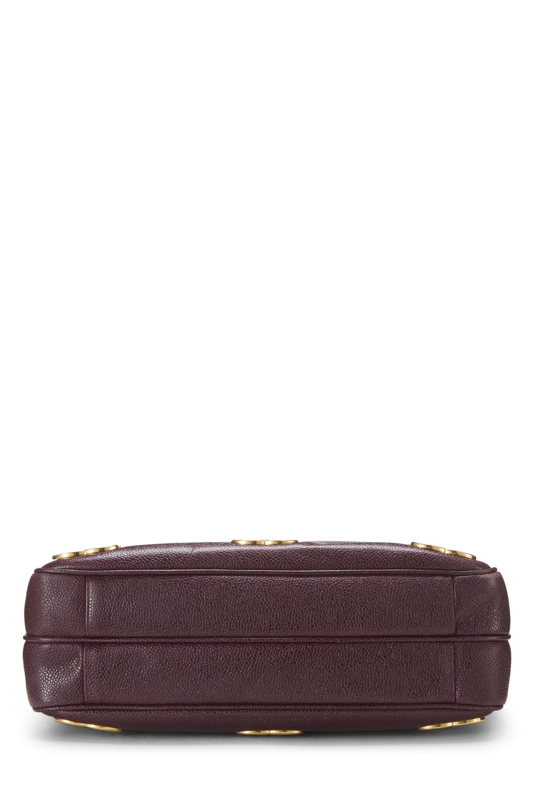 Chanel,  Burgundy Caviar 3 'CC' Tote Large, Burgundy