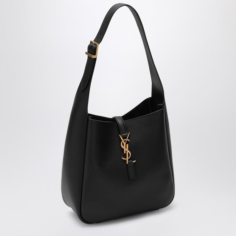 Saint Laurent Le 5 A 7 Black Shoulder Bag Women