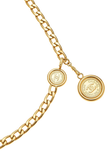 Chanel,  Gold 'CC' Chain Belt, Gold