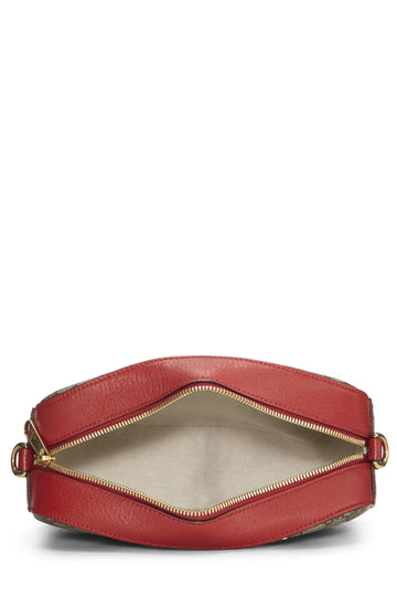 Gucci,  Red Original GG Supreme Canvas Apple Camera Bag, Red