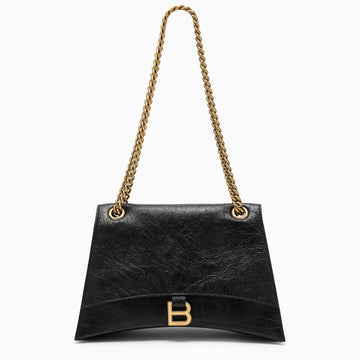 Balenciaga Crush Medium Bag With Black Chain Women
