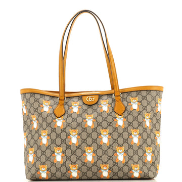 x EXO-KAI Ophidia Shopping Tote Printed GG Coated Canvas Medium