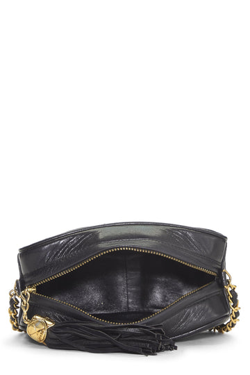 Chanel,  Black Lambskin 'CC' Camera Bag Mini, Black