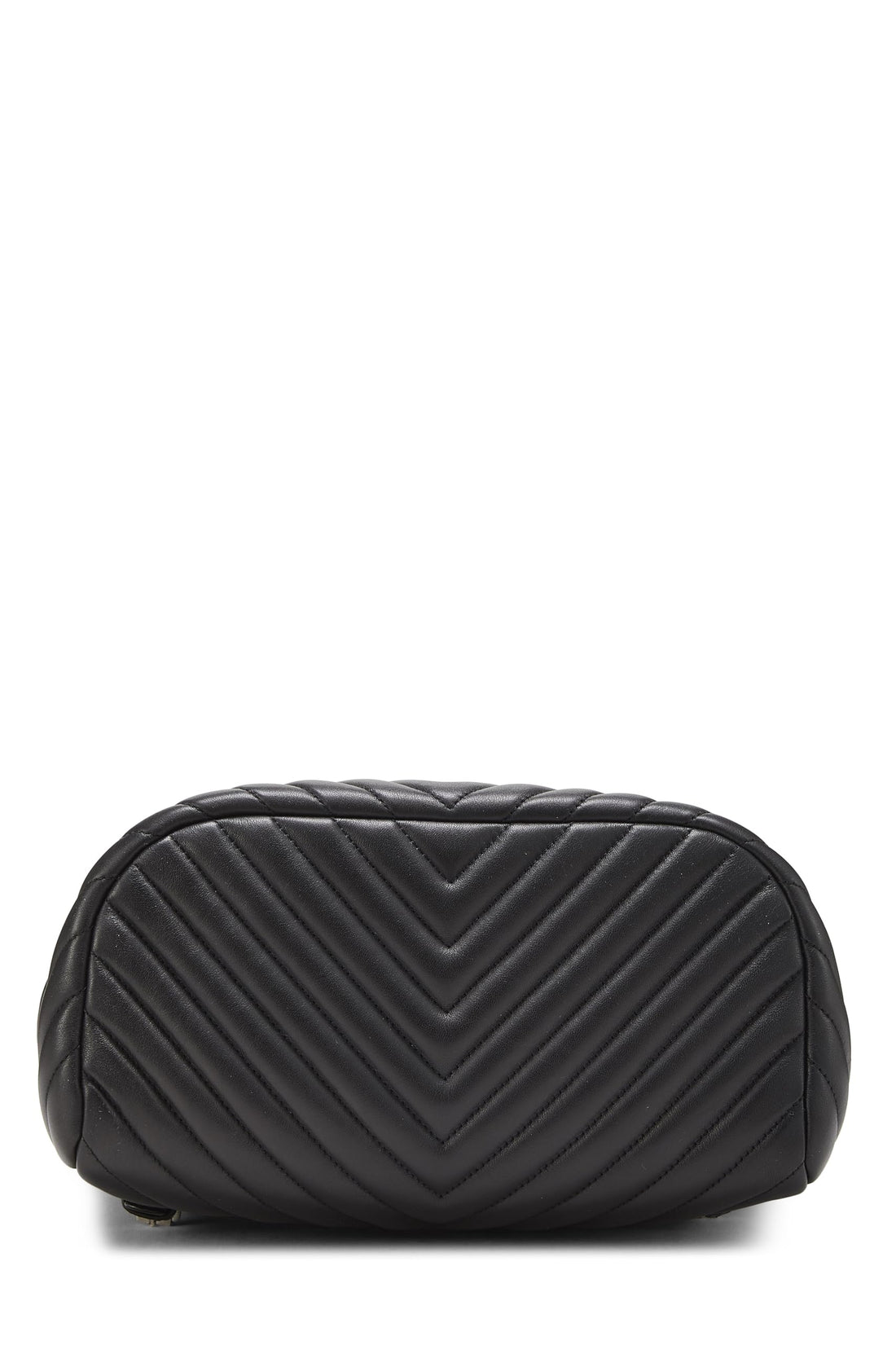 Chanel,  Black Chevron Lambskin Urban Spirit Backpack, Black