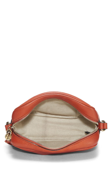 Gucci,  Orange Grained Leather Soho Disco, Orange