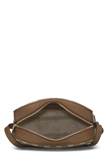 Gucci,  Brown Original GG Canvas Bree Crossbody, Brown