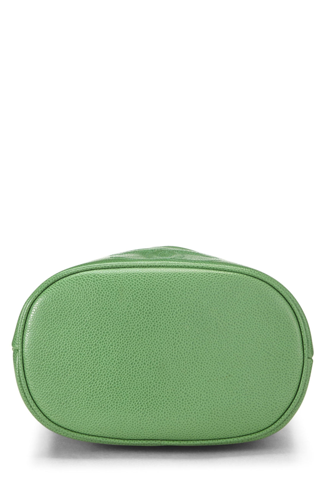Chanel,  Green Caviar 3 'CC' Bucket Bag, Green