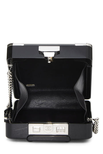 Chanel,  Lambskin & Perspex Evening In The Air 'CC' Trolley Minaudière Chain Clutch, Multi