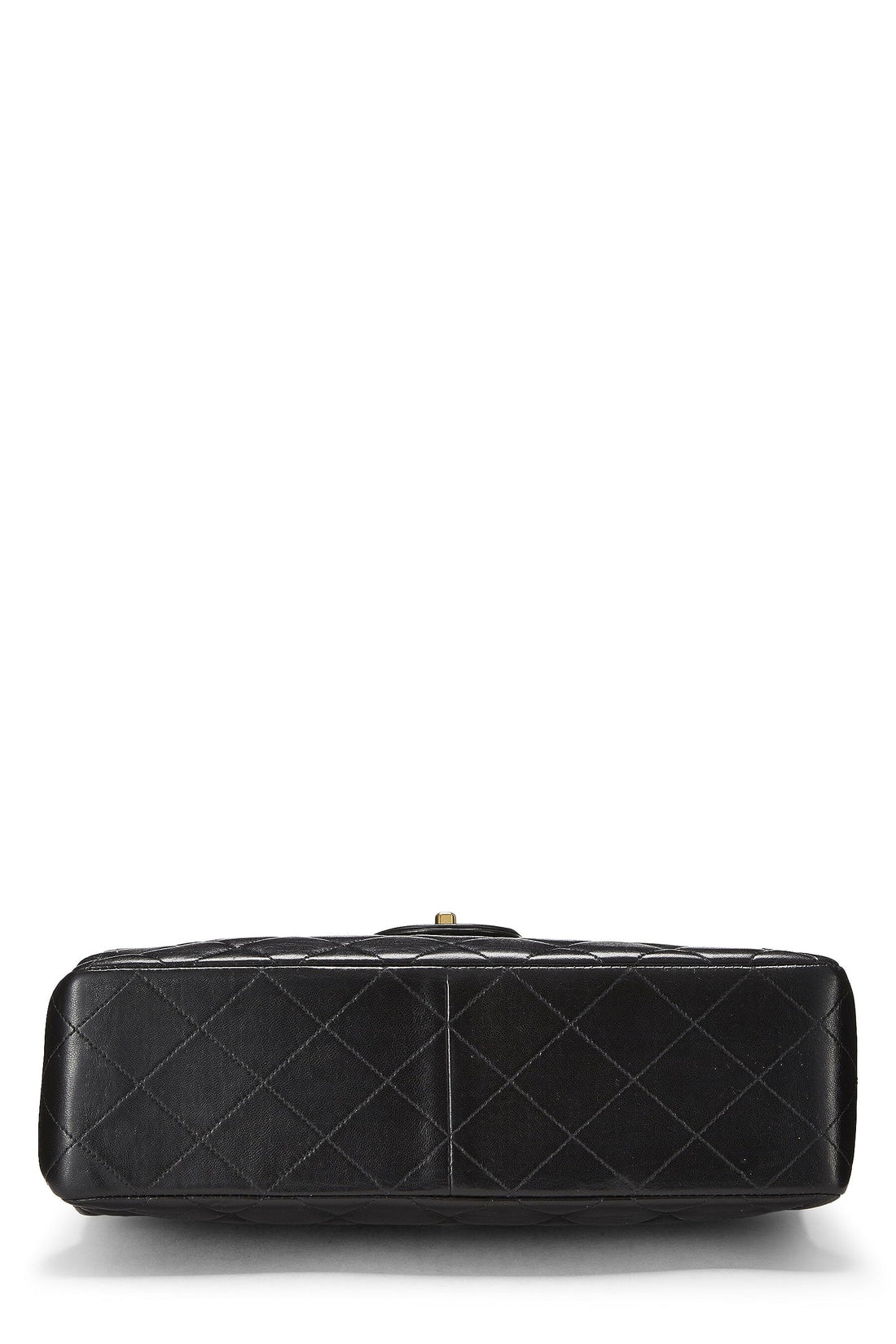 Chanel,  Black Quilted Lambskin Double Sided Classic Flap Jumbo, Black