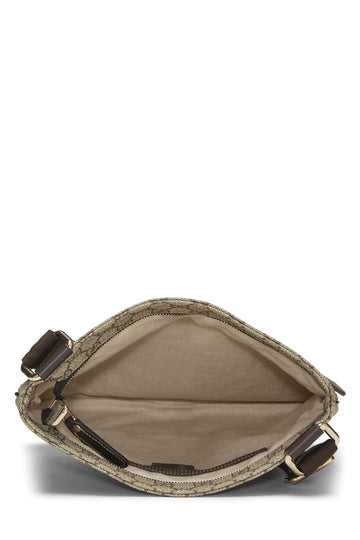 Gucci,  Original GG Supreme Canvas Flat Messenger Bag, Brown