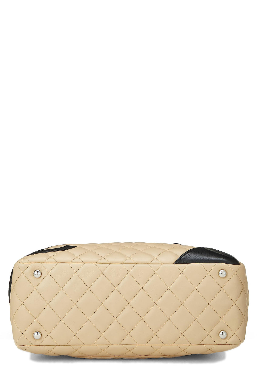 Chanel,  Beige Calfskin Cambon Ligne Bowler, Beige