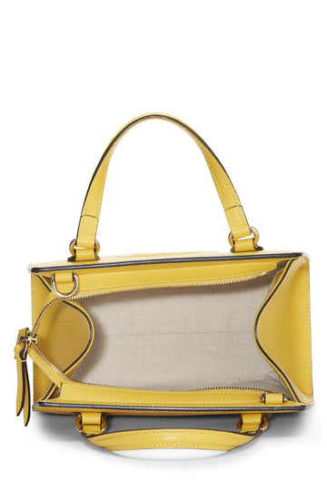 Gucci,  Yellow Grained Leather Soho Handbag, Yellow