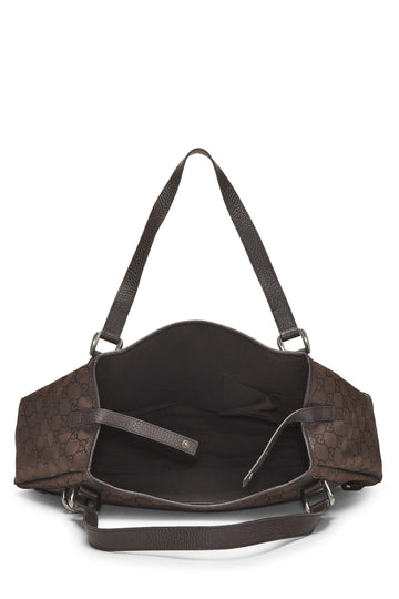 Gucci,  Brown Original GG Nylon Abbey Tote Large, Brown