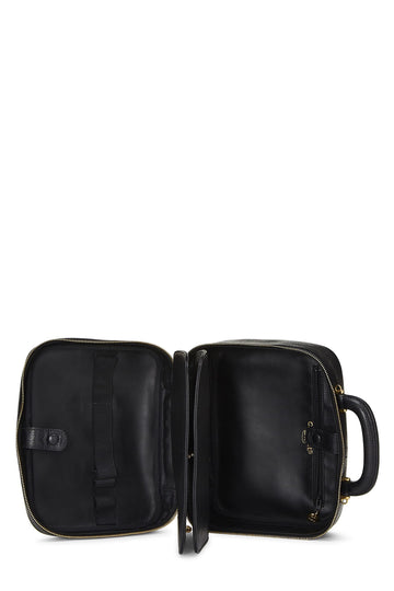 Chanel,  Black Caviar Lunch Box Vanity, Black