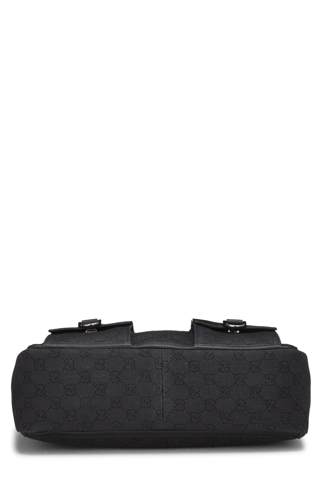 Gucci,  Black GG Nylon Abbey Pocket Tote, Black