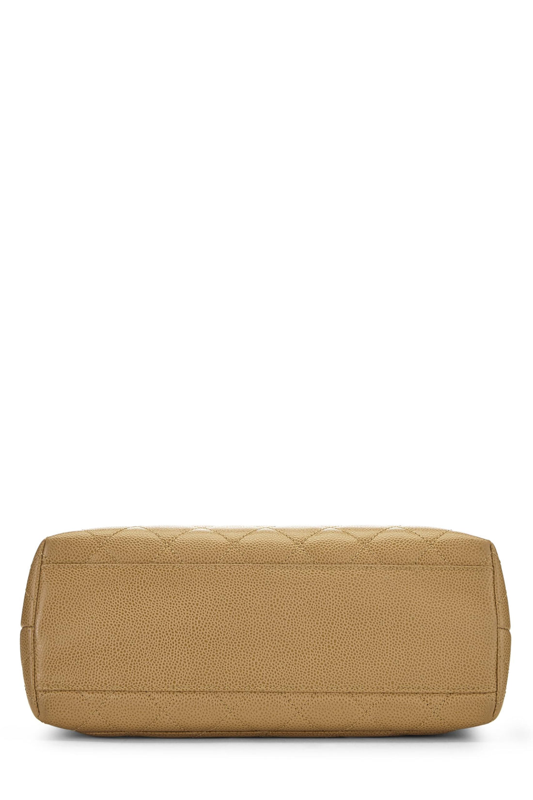 Chanel,  Beige Quilted Caviar Kelly, Beige