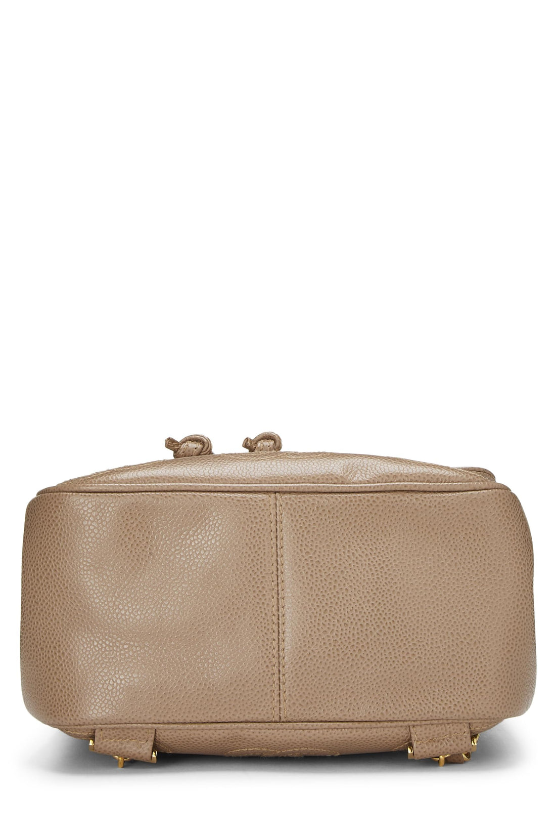 Chanel,  Beige Caviar 3 CC Backpack Small, Beige