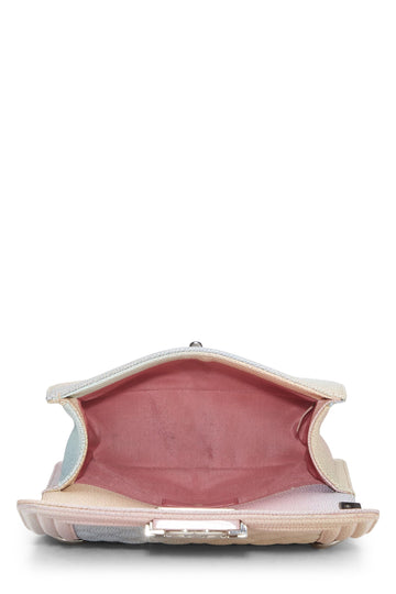 Chanel,  Rainbow Quilted Caviar Boy Bag Small, Pink