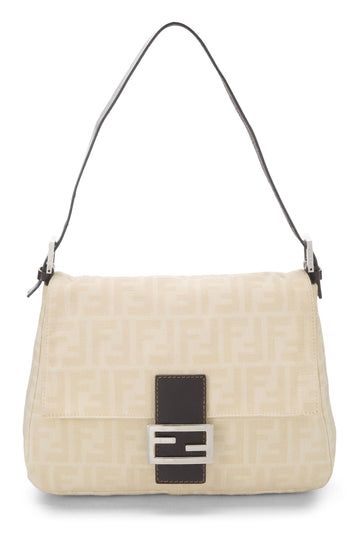 Fendi,  Beige Zucca Canvas Mama, Beige