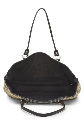 Gucci,  Black Original GG Canvas Twins Tote, Black
