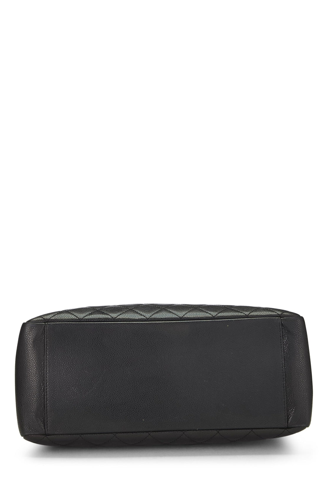 Chanel,  Black Quilted Caviar Grand Shopping Tote (GST), Black