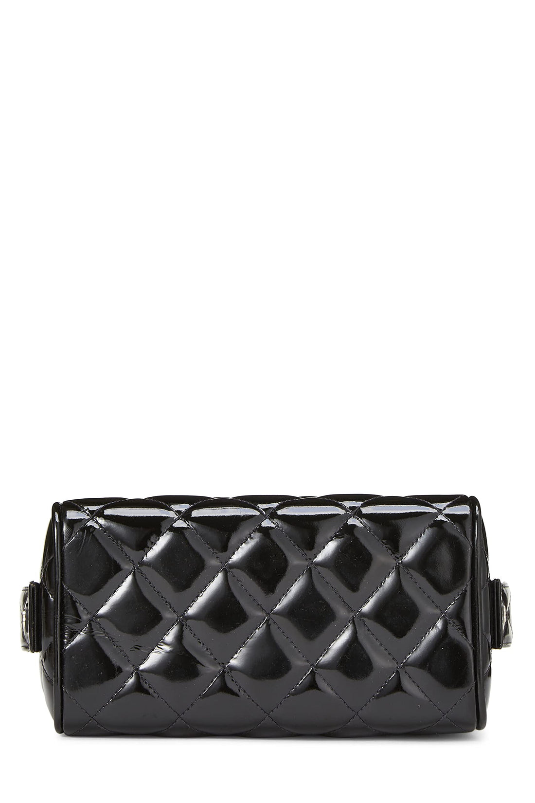 Chanel,  Black Patent Leather Box Bag, Black