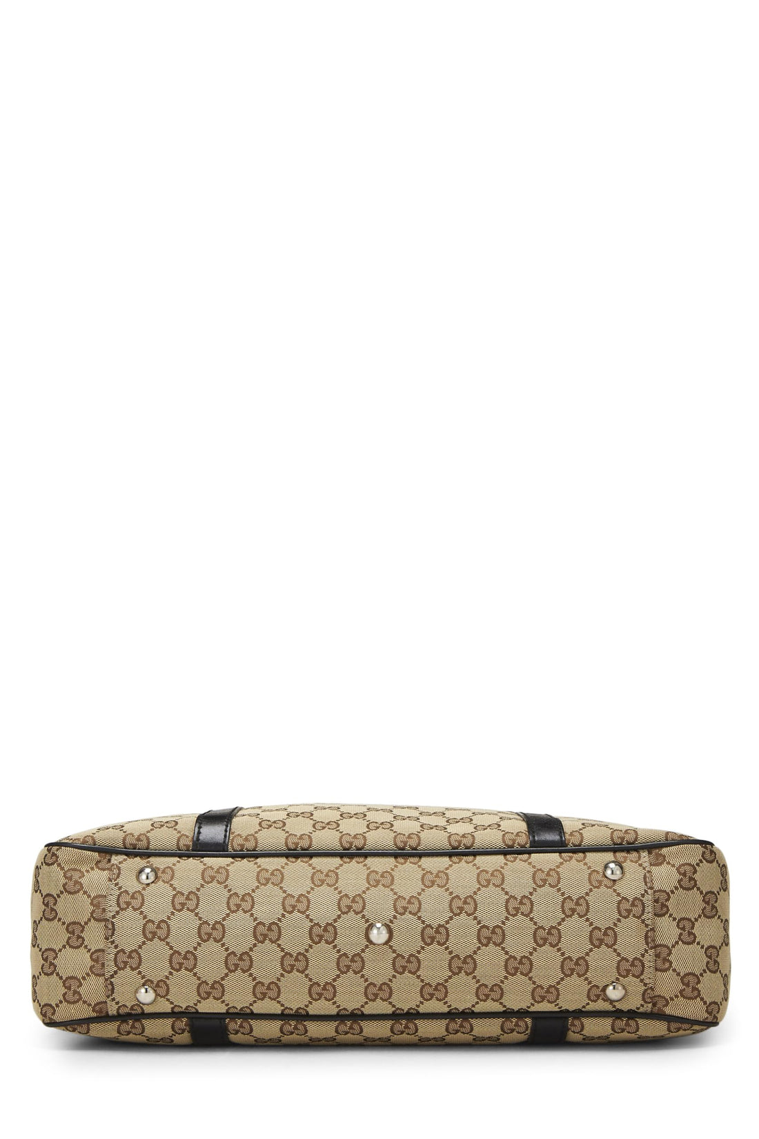 Gucci,  Black Original GG Canvas Twins Tote, Black