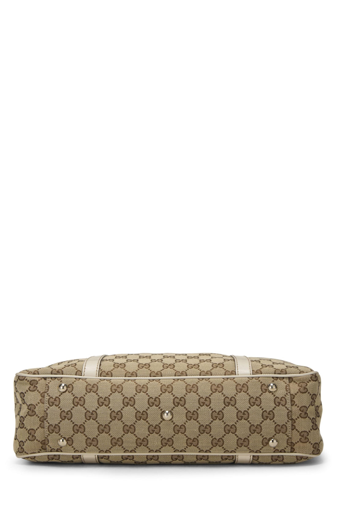 Gucci,  White Original GG Canvas Twins Tote, White