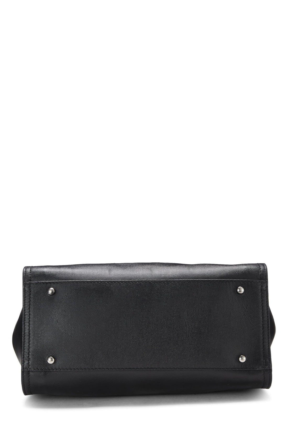 Chanel,  Black Caviar Studded Deauville Shopper Small, Black