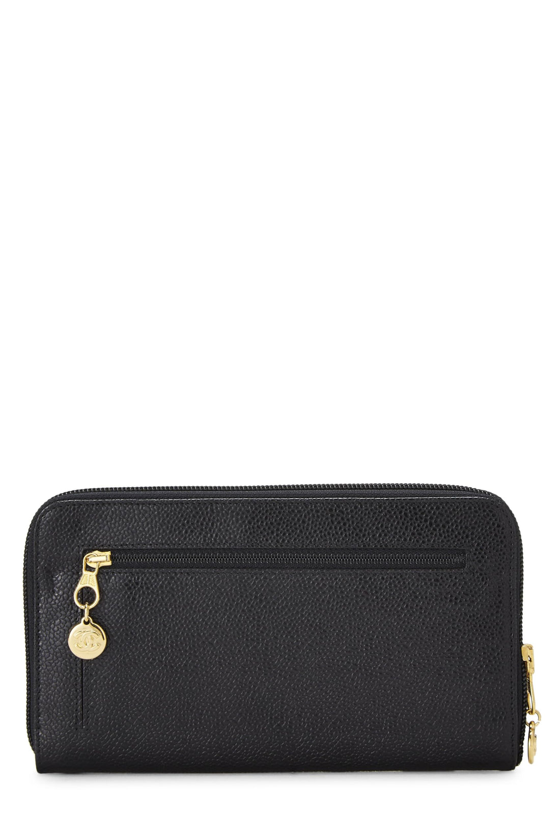 Chanel,  Black Caviar 'CC' Timeless Organzier, Black