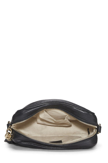 Gucci,  Black Leather Soho Disco Bag, Black
