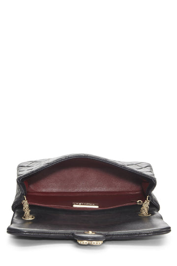 Chanel,  Black Quilted Lambskin Westminster Pearl Flap, Black