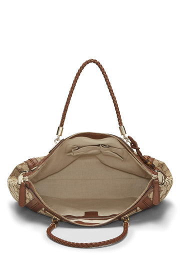 Gucci,  Original GG Canvas Bella Tote, Brown