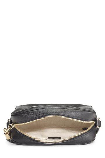 Gucci,  Black Grained Leather Soho Disco, Black