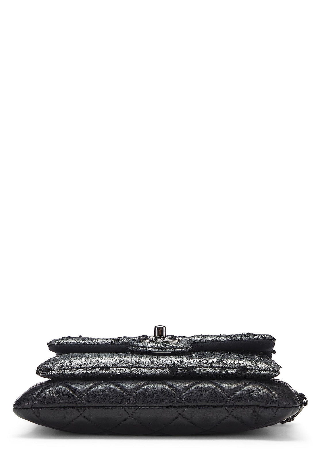 Chanel,  Silver Metallic Lambskin Mineral Nights Evening Bag, Multi