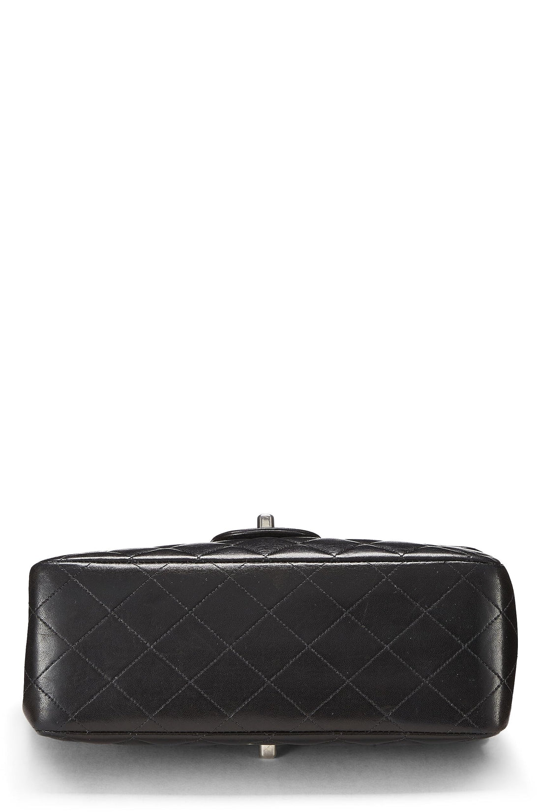 Chanel,  Black Quilted Lambskin Double Sided Flap Small, Black