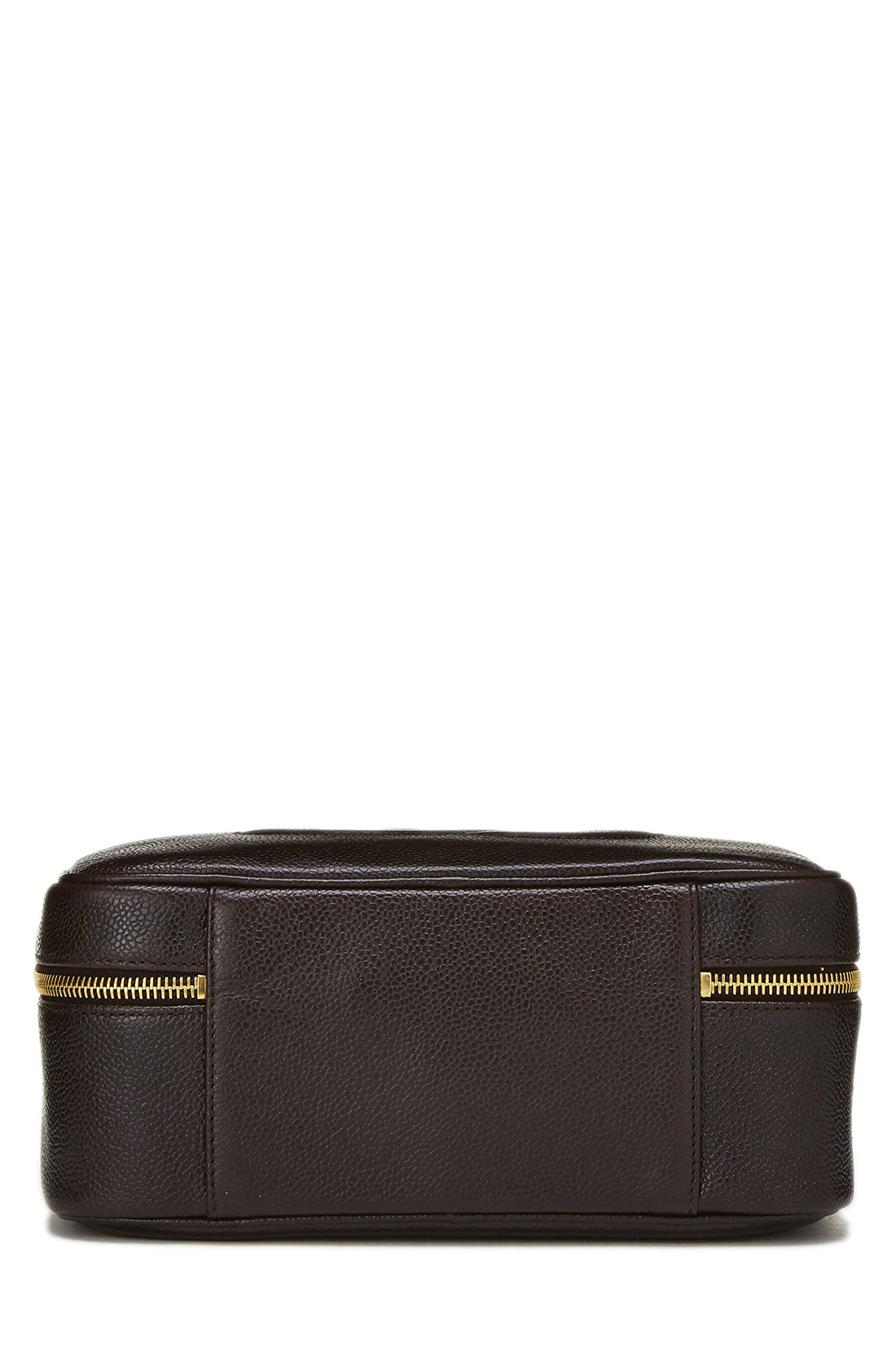 Chanel,  Brown Caviar Lunch Box Vanity, Brown