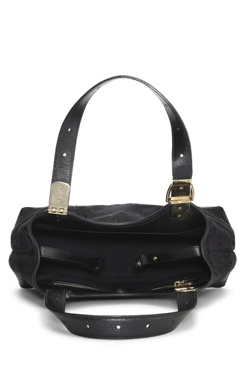 Gucci,  Black Canvas Tote Small, Black
