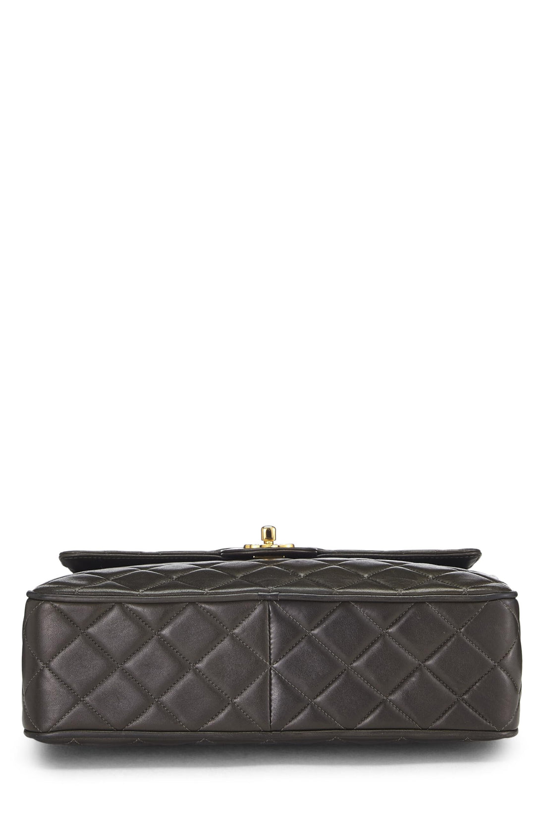 Chanel,  Green Quilted Lambskin Pocket Camera Bag Large, Green