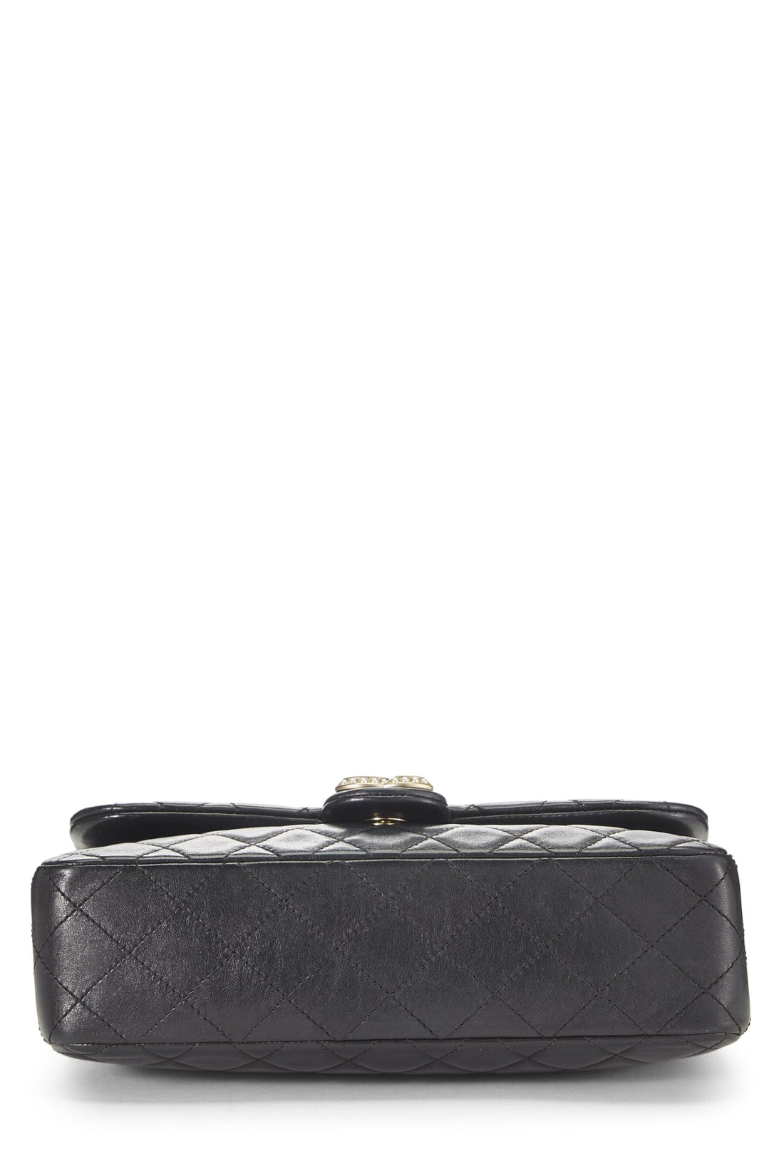 Chanel,  Black Quilted Lambskin Westminster Pearl Flap, Black