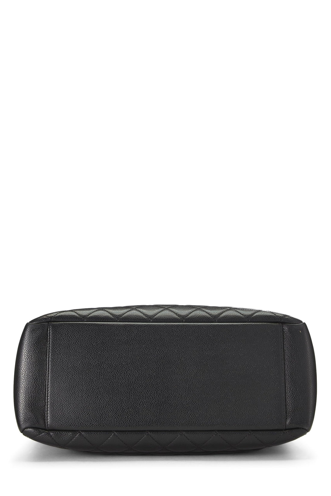 Chanel,  Black Quilted Caviar Grand Shopping Tote (GST), Black