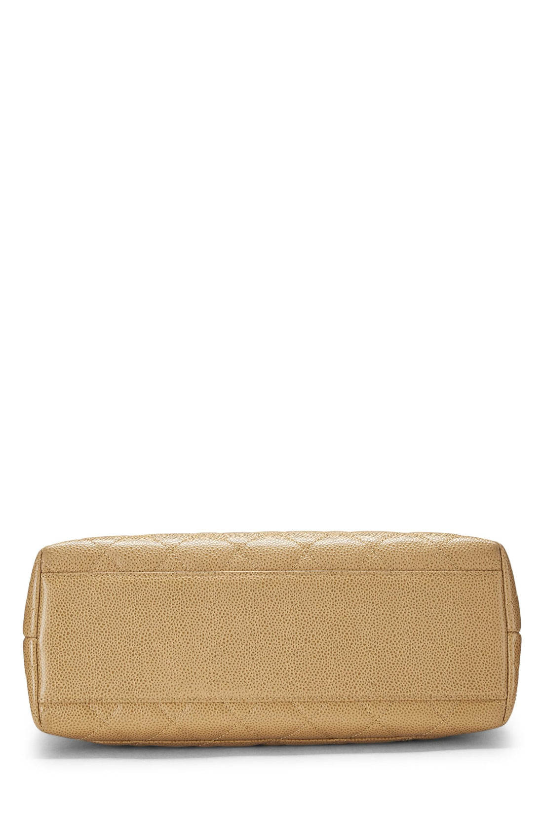 Chanel,  Beige Quilted Caviar Kelly, Beige
