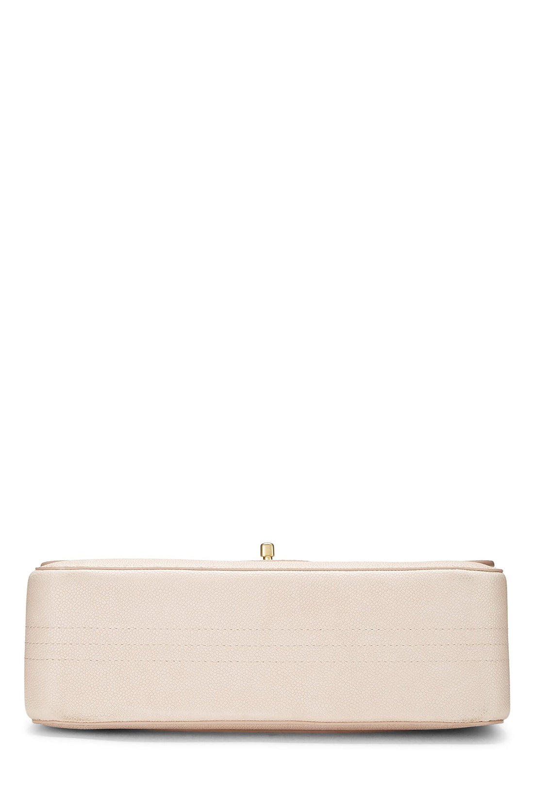 Chanel,  Pink Caviar Pure Double Flap Jumbo, Pink