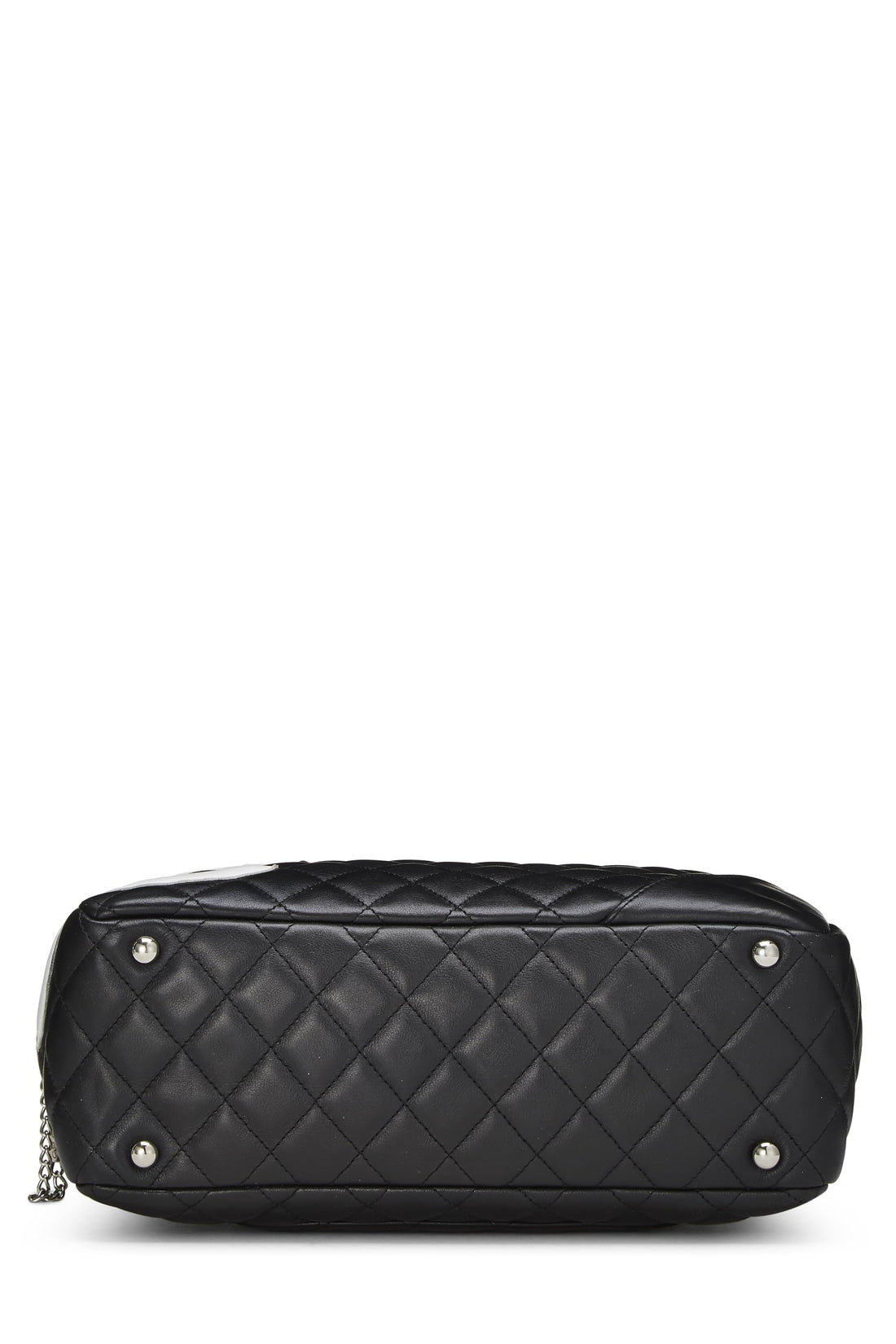 Chanel,  Black Calfskin Cambon Ligne Bowler, Black