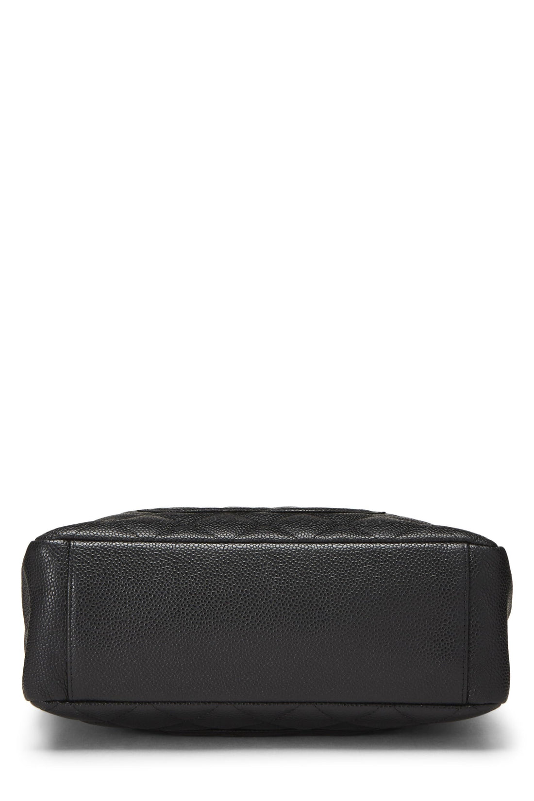 Chanel,  Black Quilted Caviar Petite Shopping Tote (PST), Black
