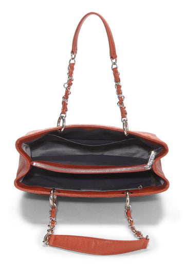Chanel,  Orange Caviar Grand Shopping Tote (GST), Orange