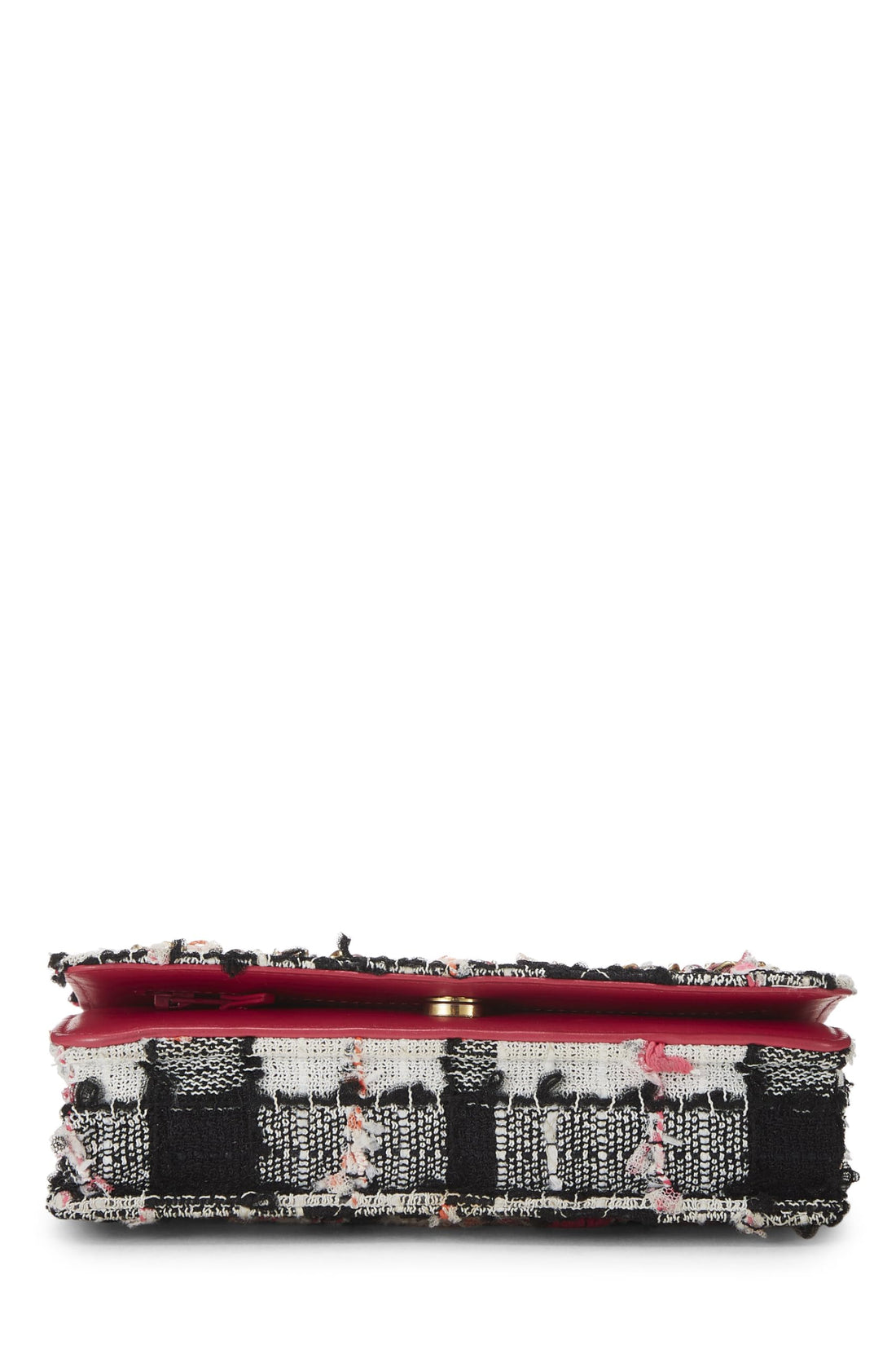 Chanel,  Multicolor Plaid Tweed Wallet on Chain (WOC), Multi